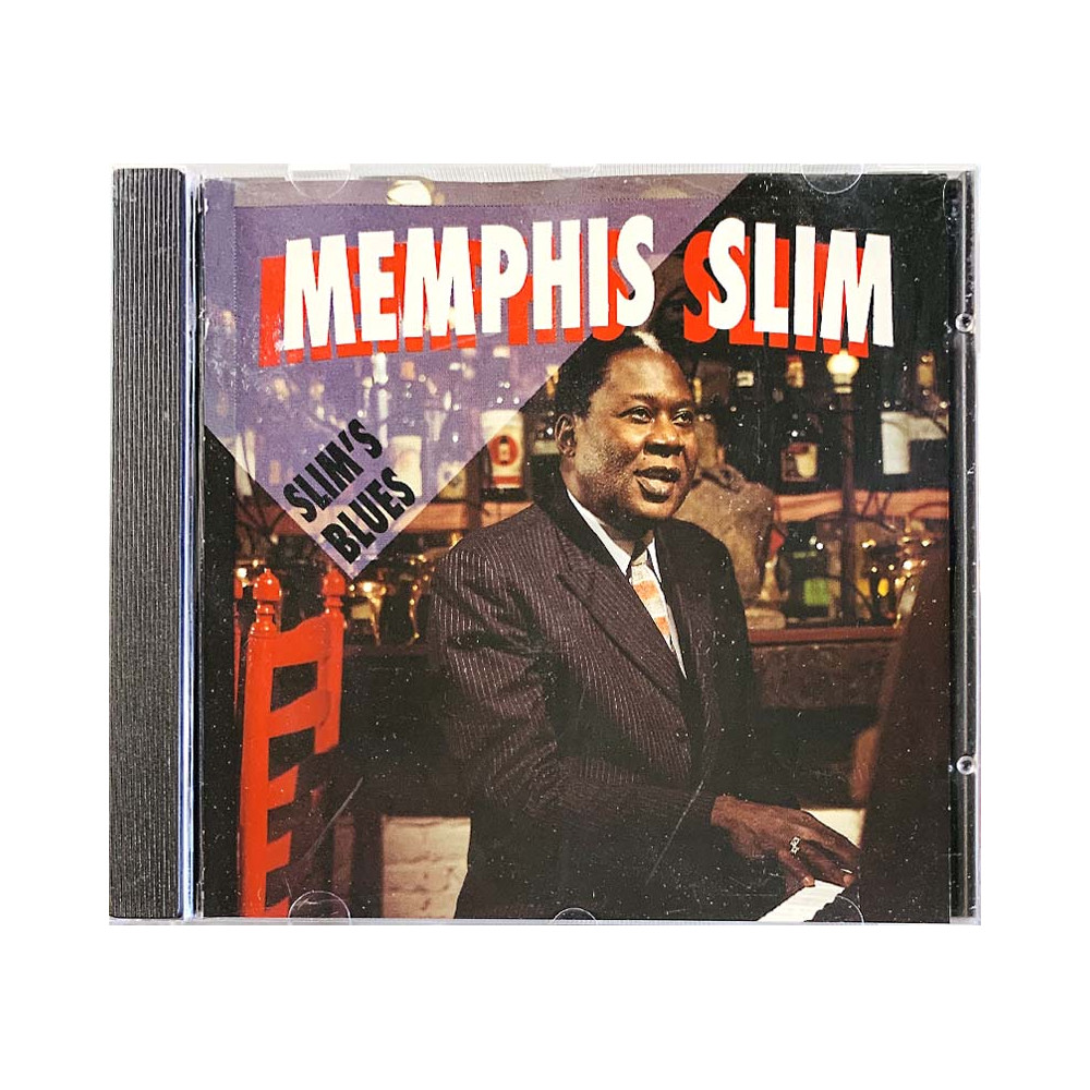 Memphis Slim CD Slim’s Blues  kansi EX- levy EX Käytetty CD