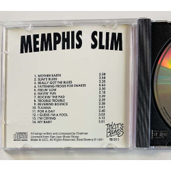 Memphis Slim CD Slim’s Blues  kansi EX- levy EX Käytetty CD