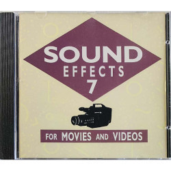 Efektiääniraitoja 53kpl 1992 2620482 Sound Effects 7 for movies and videos CD Begagnat
