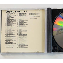 Efektiääniraitoja 53kpl CD Sound Effects 7 for movies and videos  kansi EX- levy EX Käytetty CD