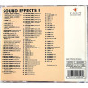 Efektiääniraitoja 89kpl CD Sound Effects 9 for movies and videos  kansi EX- levy EX Käytetty CD