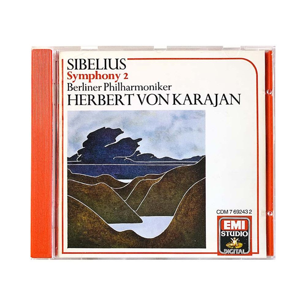 Sibelius Jean CD Symphony nro 2  kansi EX- levy EX Käytetty CD