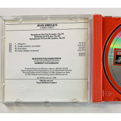 Sibelius Jean CD Symphony nro 2  kansi EX- levy EX Käytetty CD