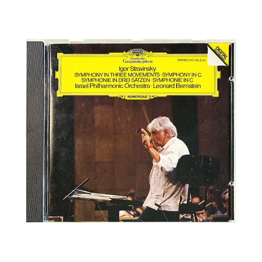 Stravinsky Igor CD Symphony in C  kansi EX- levy EX Käytetty CD