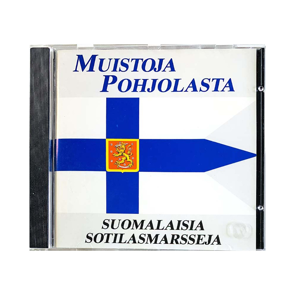 Helsingin varuskuntasoittokunta CD Muistoja Pohjolasta - Suomalaisia Sotilasmarsseja  kansi EX- levy VG+ Käytetty CD