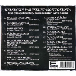 Helsingin varuskuntasoittokunta CD Muistoja Pohjolasta - Suomalaisia Sotilasmarsseja  kansi EX- levy VG+ Käytetty CD