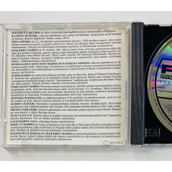 Helsingin varuskuntasoittokunta CD Muistoja Pohjolasta - Suomalaisia Sotilasmarsseja  kansi EX- levy VG+ Käytetty CD