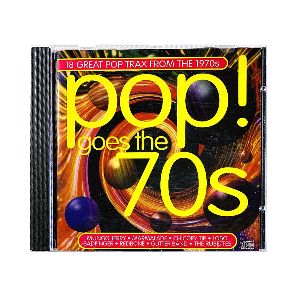 Badfinger, Brian Connolly, Glitter Band CD Pop goes the 70s 18 great trax  kansi EX- levy EX Käytetty CD