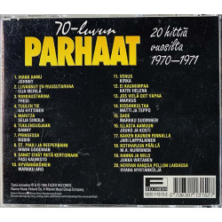 Seija Simola, Markus, Jukka Virtanen CD 70-luvun parhaat 20 hittiä vuosilta 1970-1971  kansi EX- levy EX- Käytetty CD