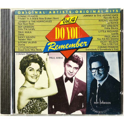 Richie Valens, Connie Francis, Roy Orbison CD Do you remember vol 4  kansi EX- levy EX Käytetty CD