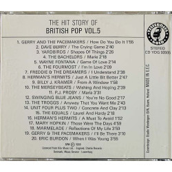 Bachelords, Mary Hopkin, Pj.J Proby CD The hit story of British Pop vol.5  kansi EX- levy EX Käytetty CD