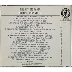 Crispian St. Peters, Marmalade, Equals CD The hit story of British Pop vol.9  kansi EX- levy VG+ Käytetty CD