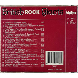 Savoy Brown, Jeff Beck, Albert Lee CD British Rock Giants  kansi EX- levy EX Käytetty CD