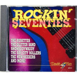 Bay City Rollers, Rubettes, Glitter Band CD Rockin' Seventies  kansi EX- levy EX- Käytetty CD
