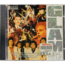 Sailor, Sparks, Mott the Hoople, Hello CD 10 Glam Stars - 2  kansi EX- levy EX- Käytetty CD