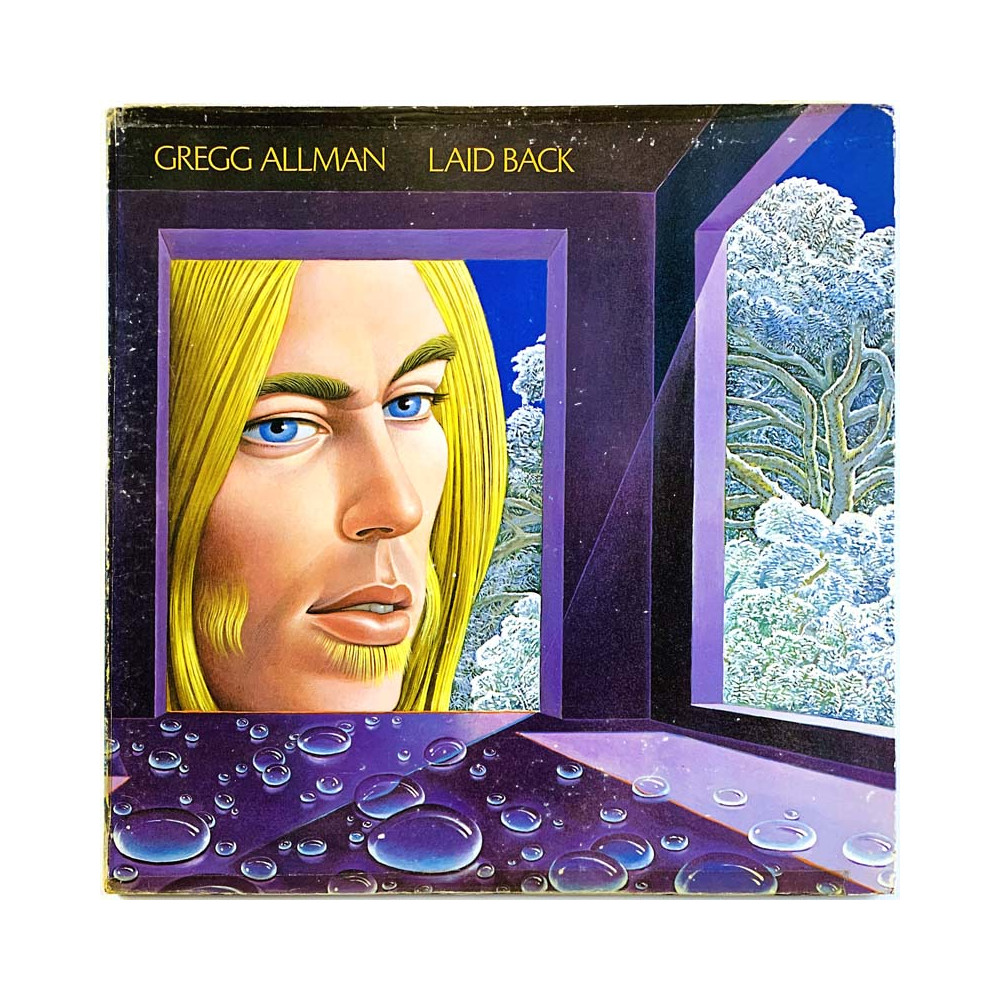 Allman Gregg LP Laid back  kansi G+ levy EX- Käytetty LP