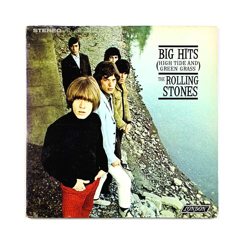 Rolling Stones LP Big hits (high tides and green grass)  kansi VG+ levy EX- Käytetty LP