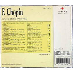 Chopin Frederik CD Sonata, Etydes, Polonaise  kansi EX- levy EX Käytetty CD