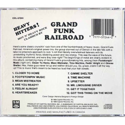 Grand Funk Railroad CD Heavy Hitters!  kansi EX- levy EX Käytetty CD