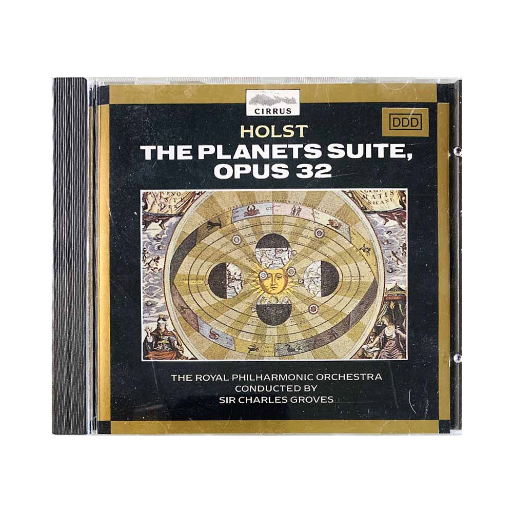 Holst Gustaf CD The Planets Suite, Opus 32  kansi EX- levy EX Käytetty CD