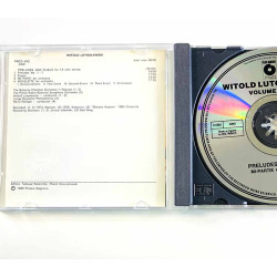 Lutoslawski Witold CD Preludes and Fugue, Mi-Parti Vol. 4  kansi EX- levy EX Käytetty CD