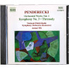 Penderecki Krzysztof CD Orchestral Works Vol. 1  kansi EX- levy EX Käytetty CD