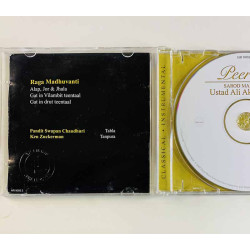 Maestro Ali Akbar Khan CD Peerless  kansi EX- levy EX- Käytetty CD