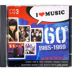 Canned Heat, Animals, Deep Purple CD I love music 1965-1969 CD3  kansi EX- levy EX Käytetty CD