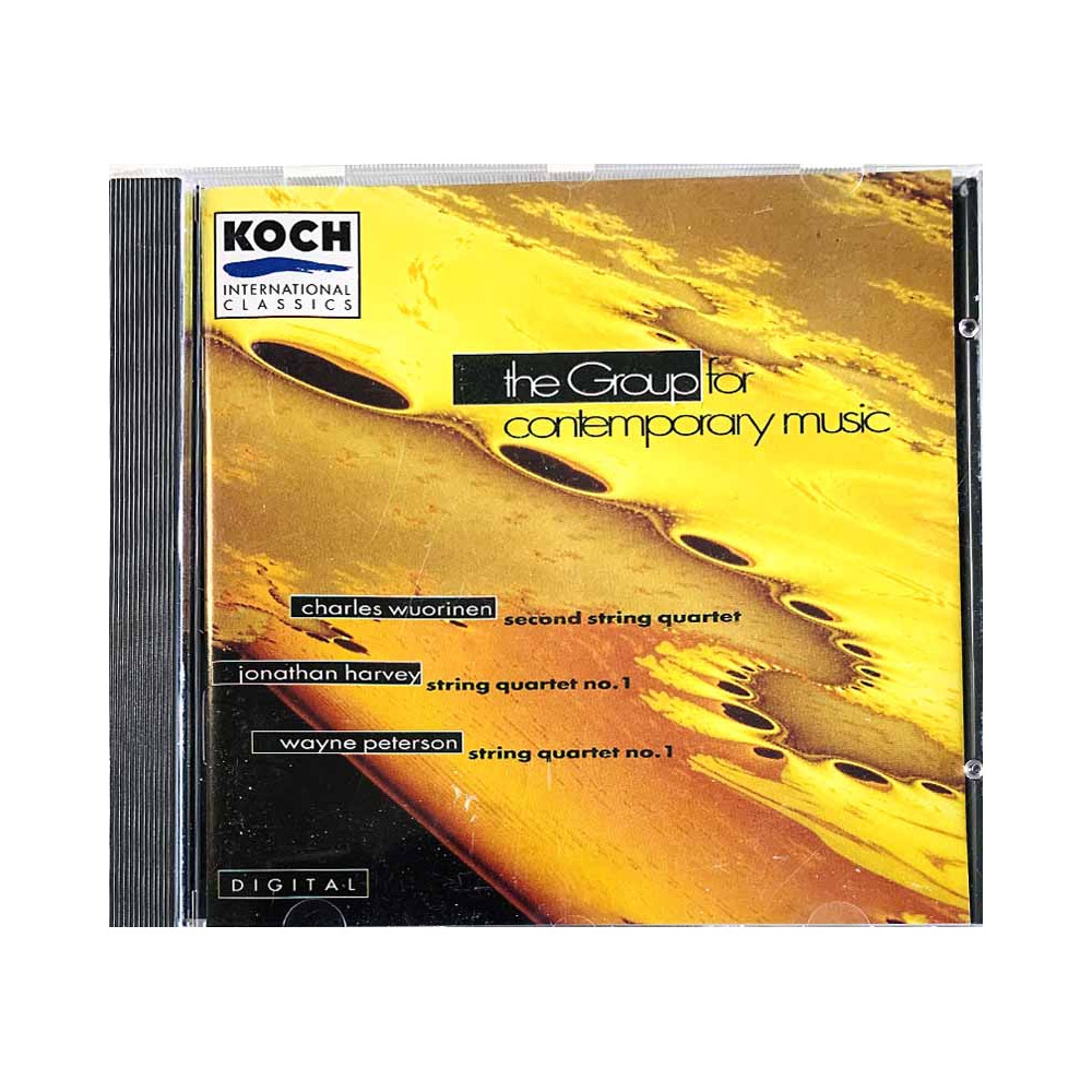 Group For Contemporary Music 1992 3-7121-2 H1 Second string quartet / String Quartet No. 1 CD Begagnat