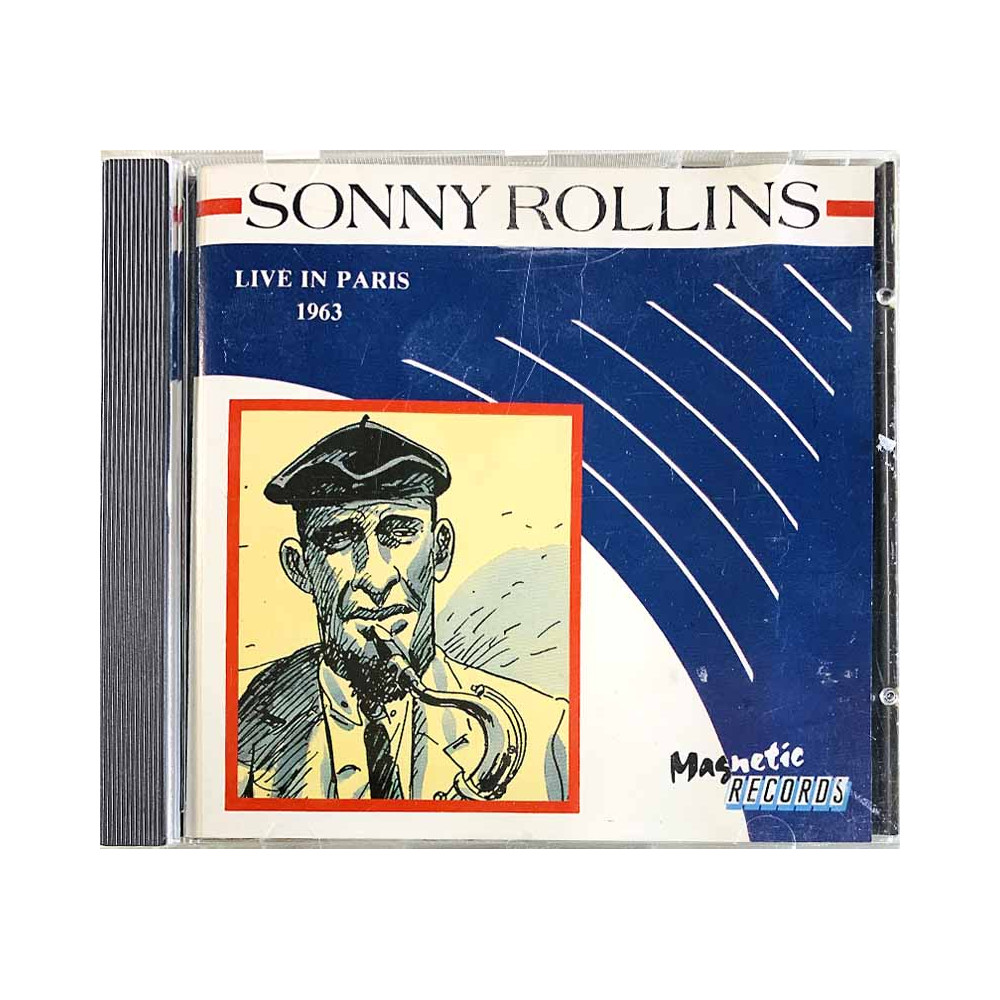 Rollins Sonny CD Live in Paris 1963  kansi VG+ levy EX Käytetty CD