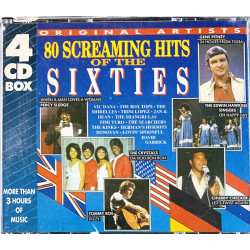 Shocking Blue, Kinks, Crystals 1990 FTN 4-52009 80 screaming hits of the sixties 4CD CD Begagnat