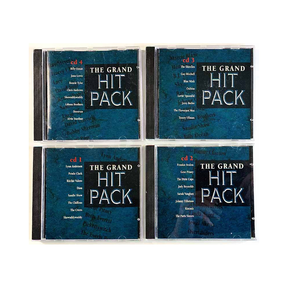 Petula Clark, Bonnie Tyler ym. 1993 DCD 55-58 The grand hit pack 4CD CD Begagnat