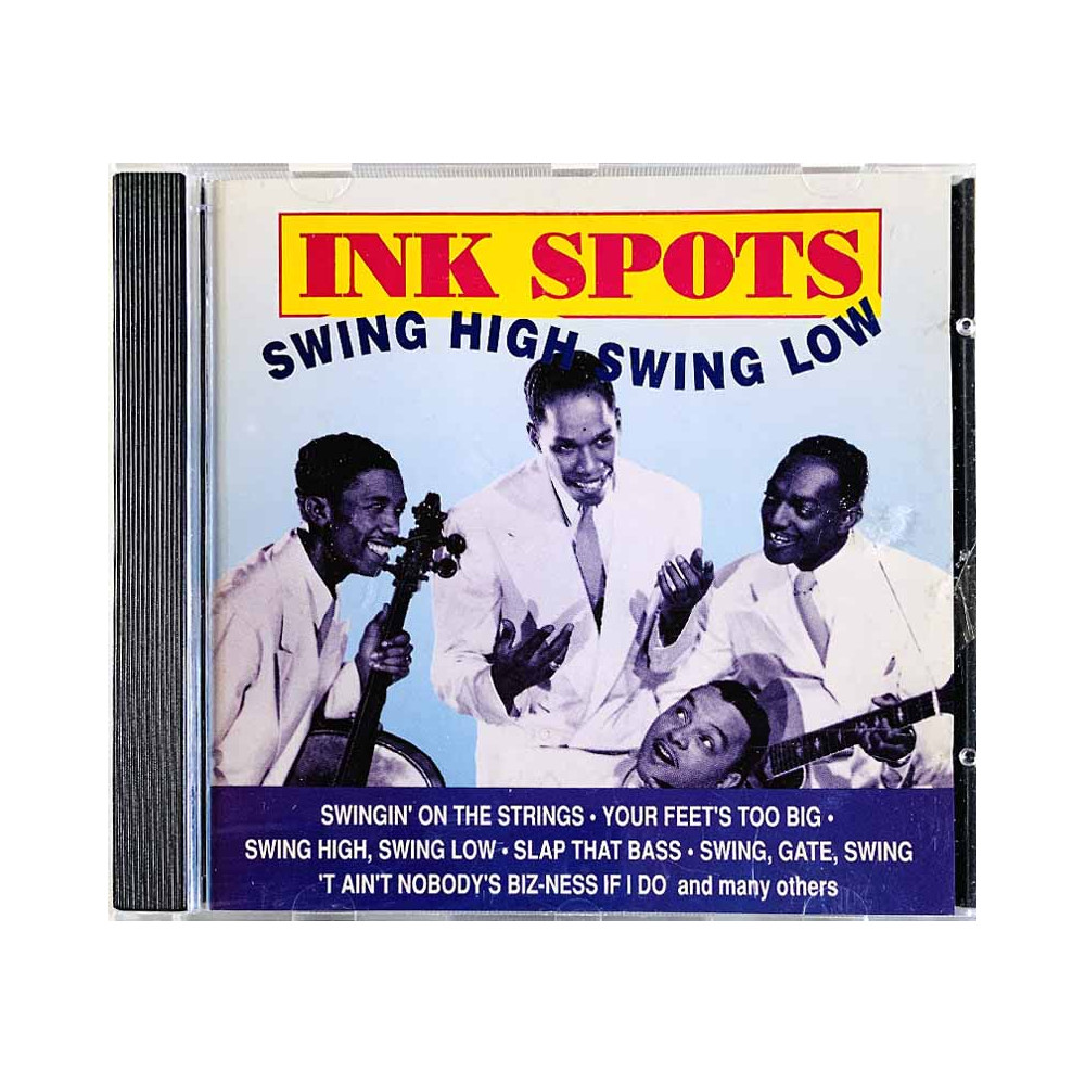 Ink Spots CD Swing High Swing Low  kansi EX- levy EX Käytetty CD