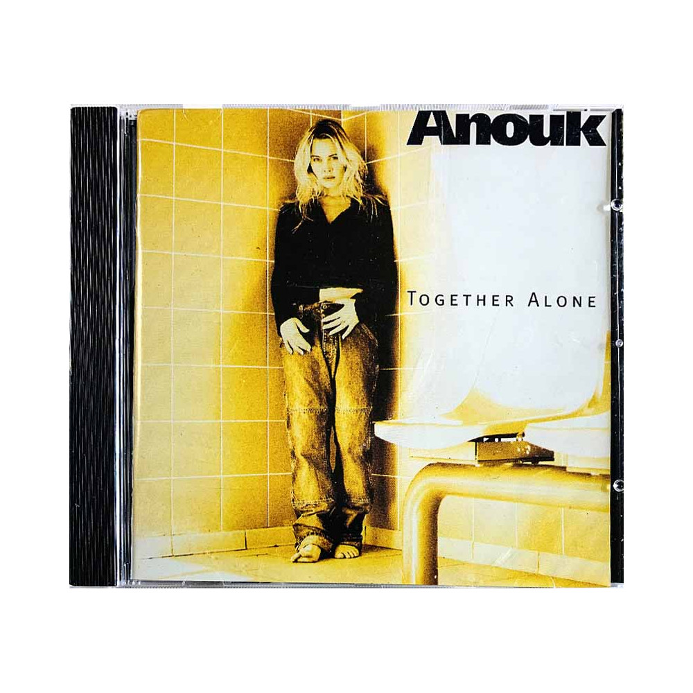 Anouk CD Together alone  kansi EX- levy EX Käytetty CD