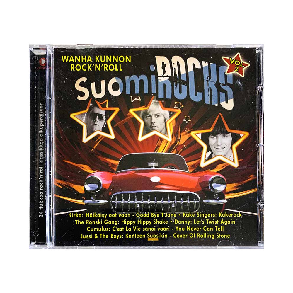 Rock-Jerry, Jorma Kalenius, Vesa Enne CD SuomiROCKS  kansi EX- levy EX Käytetty CD