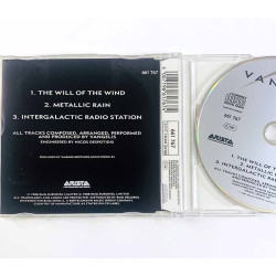 Vangelis CD The Will of the Wind CD-Single  kansi EX- levy EX Käytetty CD