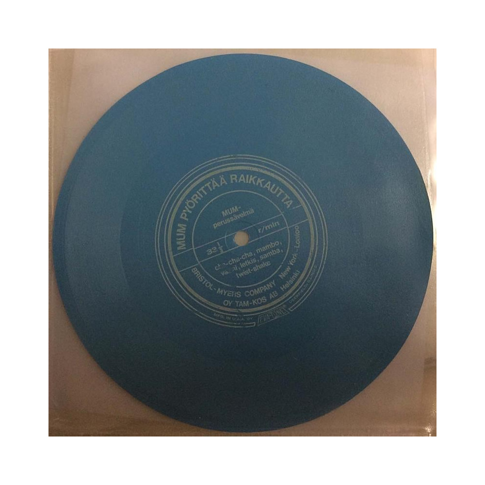 MUM pyörittää raikkautta mainoslevy flexi: Cha-Cha-Cha, Mambo, Valssi, Letkis, Samba, Twist-Shake - käytetty vinyylisingle VG