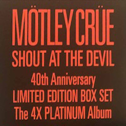 Mötley Crüe LP Shout At The Devil, limited edition boksi  LP