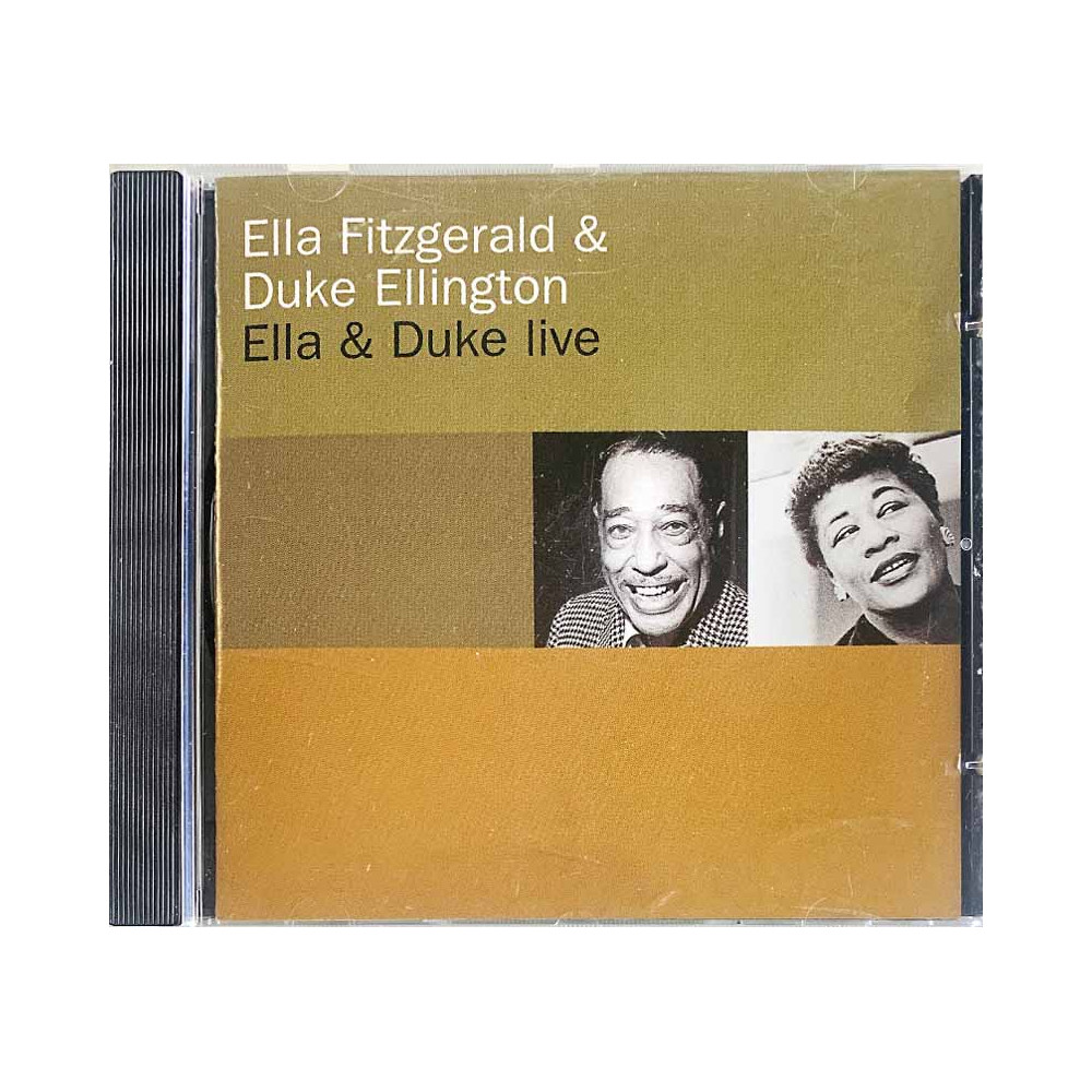 Fitzgerald Ella & Ellington Duke CD Ella & Duke Live  kansi EX- levy EX Käytetty CD