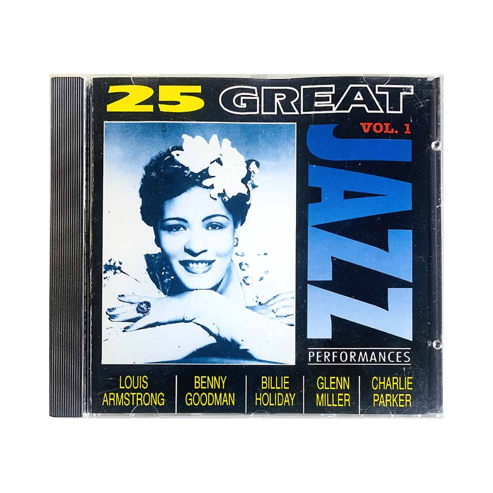 Dave Brubeck, Sarah Vaughan, Chick Corea CD 25 Great Jazz Performances Vol. 1  kansi EX- levy EX- Käytetty CD