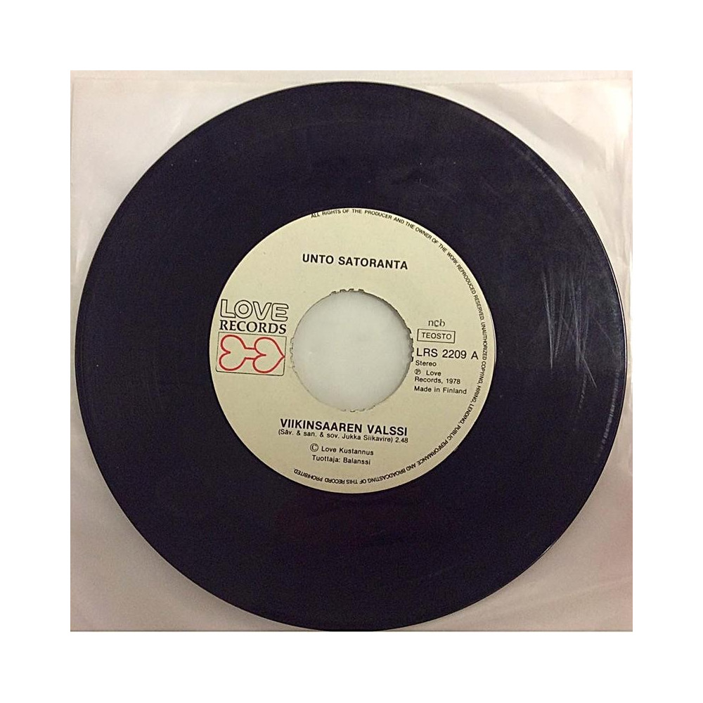 Satoranta Unto: Viikinkisaaren valssi / Kotiportilla - second hand single