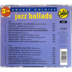 Stan Getz, Gerry Mulligan, Kenny Burrell ym. 1994 GLD 63323 Jazz Ballads 2CD CD Begagnat