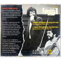 Zyman Samuel CD Bashe  kansi EX- levy EX- Käytetty CD