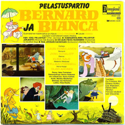 Walt Disney tarina ja musiikki elokuvasta Käytetty LP Pelastuspartio Bernard Ja Bianca  kansi VG levy VG Käytetty LP