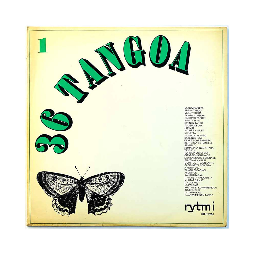 Esko Könönen, Taito Vainio Käytetty LP 36 tangoa 1  kansi VG levy EX- Käytetty LP