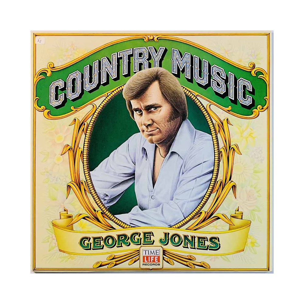 Jones George Käytetty LP Country Music  kansi EX levy EX Käytetty LP