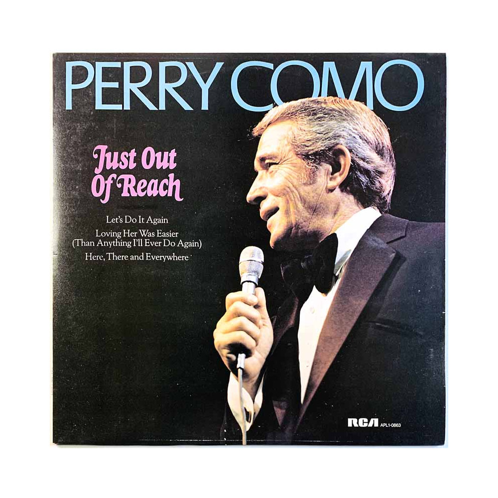 Como Perry 1975 APL1-0863 Just out of reach Begagnat LP