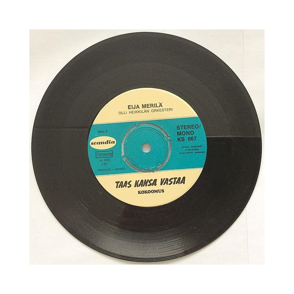 Olli Heikkilän Orkesteri / Eija Merilä: Kokoomuksen mainoslevy - second hand single