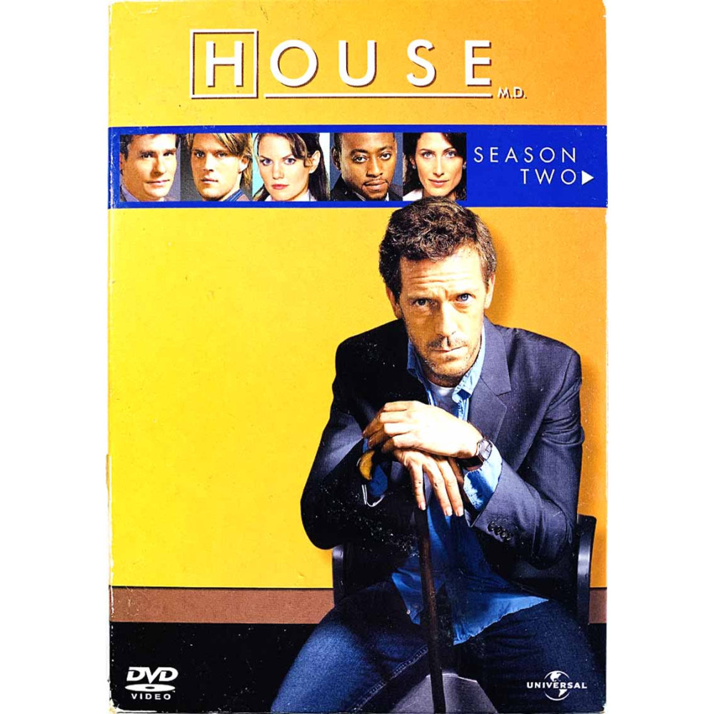 DVD - Elokuva DVD House 2. kausi 6DVD  kansi EX levy VG+ Käytetty DVD