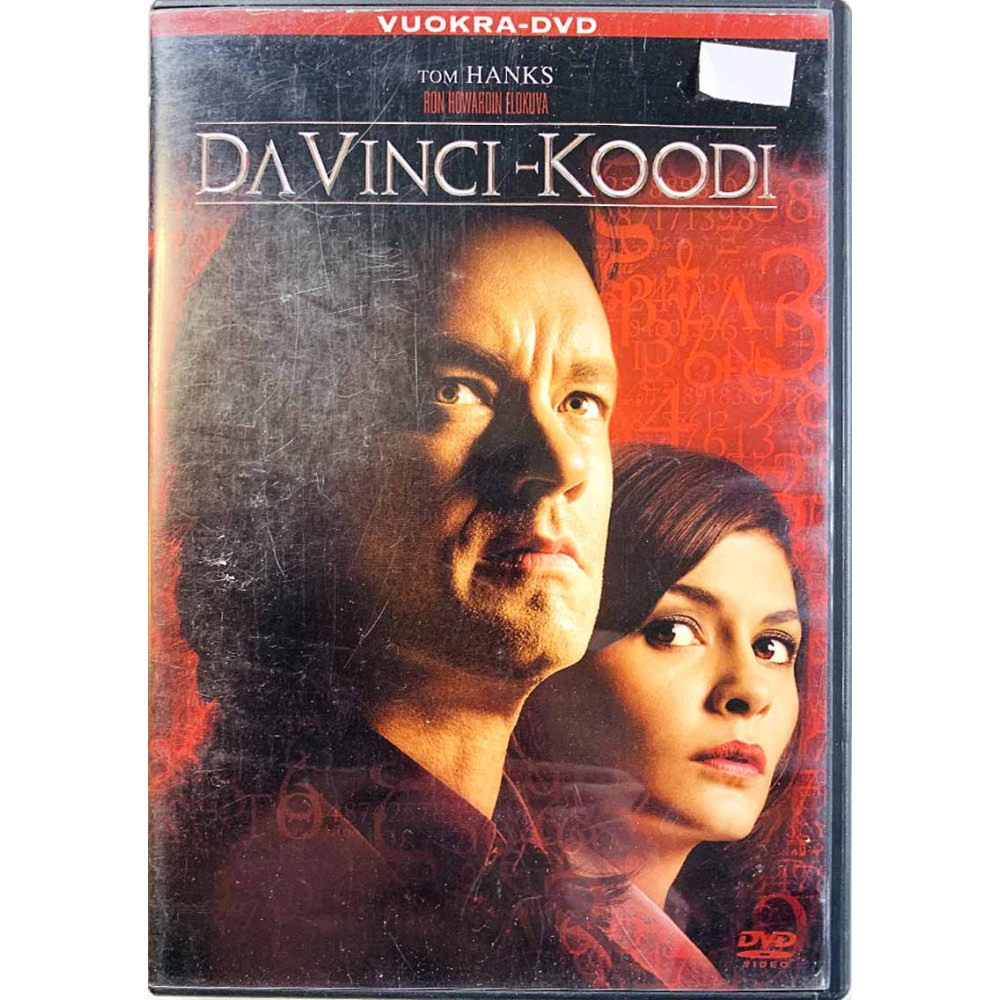 DVD - Elokuva DVD Da Vinci-Koodi  kansi EX levy EX- Käytetty DVD